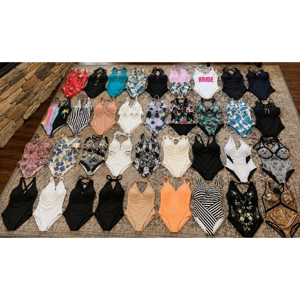 Reseller Lot of 83 Premium Women's One-Piece Swimsuits 6-8 | ASOS, Ted Baker